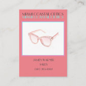 Levendige Mode Fabrikant / Retail Zonnebril Visitekaartje (Voorkant)