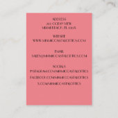 Levendige Mode Fabrikant / Retail Zonnebril Visitekaartje (Achterkant)