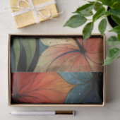 Levendige Moderne Bloemendecoupage Tissuepapier (Geschenk)