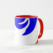 Levendige moderne Inspirerend en chique gekleurde  Mok (Voorkant rechts)