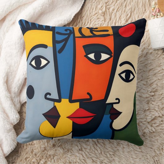 Levendige moderne kunst kussen (Deken)