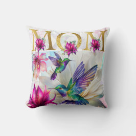 Levendige moeder Hummingbird Gift Kussen