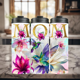 Levendige Mom Hummingbird Thermosbeker