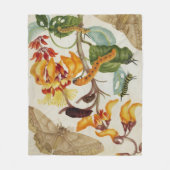 Levendige motprint fleece deken (Voorkant)