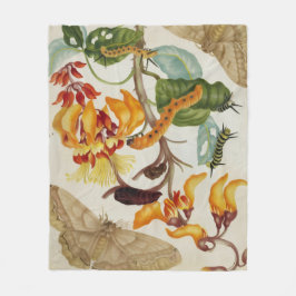 Levendige motprint fleece deken