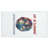 Levendige Mountain Adventure Reflection Kussensloop (Voorkant)