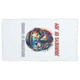 Levendige Mountain Adventure Reflection Kussensloop