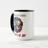 Levendige Mountain Adventure Reflection Mok (Voorkant links)