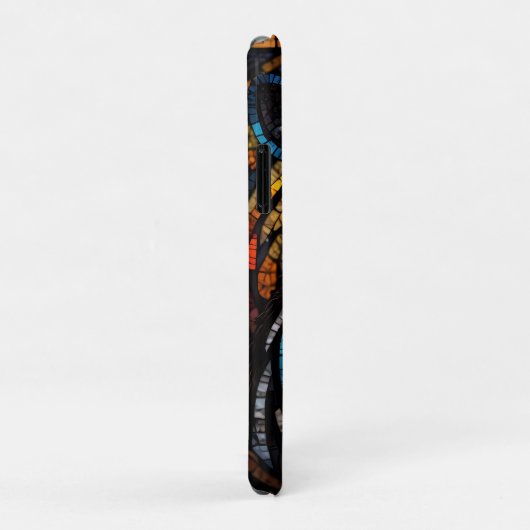 Levendige Mozaïek Zebra Case-Mate iPhone Case (Achterkant/rechts)