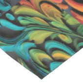 Levendige Multi-Kleur Draaikunst Tafelkleed (Gekanteld)