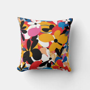 Levendige Multicolor Bloemen Modern Home Deco Kuss Kussen