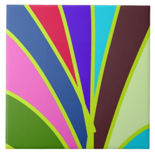 Levendige multicolor klassieke patroon keramische  tegeltje