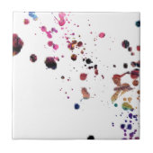 Levendige multigekleurde multigekleurde snippers d tegeltje (Voorkant)
