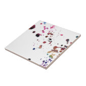 Levendige multigekleurde multigekleurde snippers d tegeltje (Zijkant)