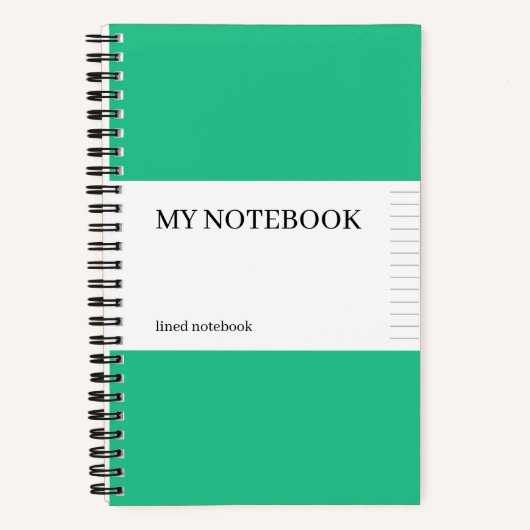 Levendige Munt van het College Notitieboek (Voorkant)