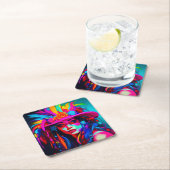 Levendige muze kartonnen onderzetters (Insitu)