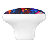 Levendige muze keramische knop (Zijkant)