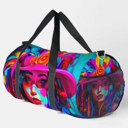 Levendige muze plunjezak (Rechterhoek)