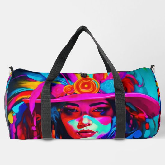 Levendige muze plunjezak (Achterkant)