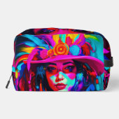 Levendige muze toilettasje (Achterkant)