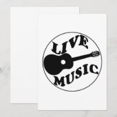 LEVENDIGE MUZIEK KAART (Voorkant / Achterkant)