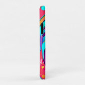 Levendige muziekstroom Case-Mate iPhone case (Achterkant/rechts)