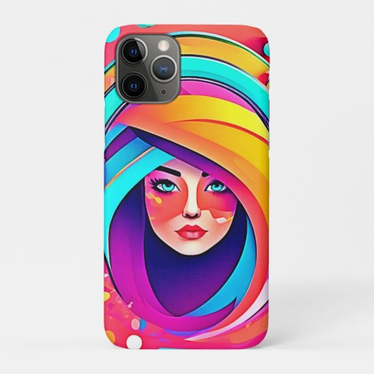 Levendige muziekstroom Case-Mate iPhone case (Achterkant)