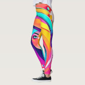 Levendige muziekstroom leggings (Links)