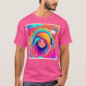 Levendige muziekstroom t-shirt (Voorkant)