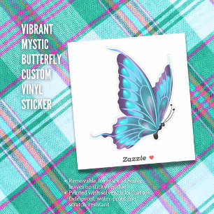 Levendige Mystic Butterfly Custom Vinyl Sticker