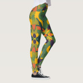 Levendige Naadloze Patroon Leggings - Bold Home De (Rechts)