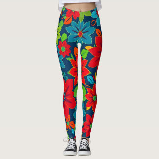 Levendige naadloze patroon Leggings - Home Decor I