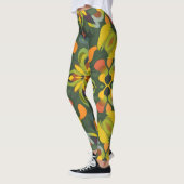 Levendige naadloze patroon Leggings - Organic Digi (Links)