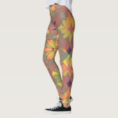 Levendige naadloze patroon Leggings - Zachte kleur (Links)