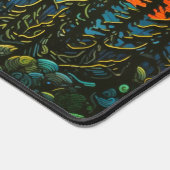 Levendige nachtelijke hemel bij zonsondergang bureaumat (Hoek)