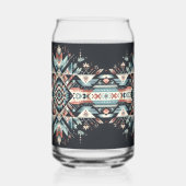 Levendige Nachten Blikvorm Glas (Voorkant)