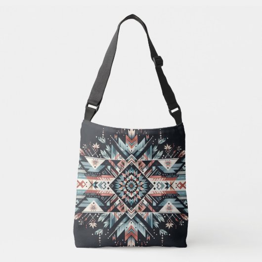 Levendige Nachten Crossbody Tas (Voorkant)