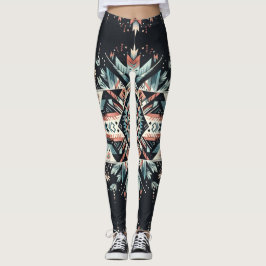 Levendige Nachten (groot patroon) Leggings