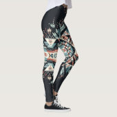 Levendige Nachten (groot patroon) Leggings (Rechts)