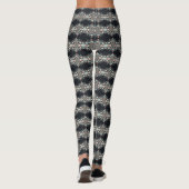 Levendige Nachten (klein patroon) Leggings (Achterkant)