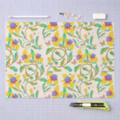 Levendige narcissen inpakpapier tissuepapier (Craft)