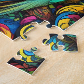 Levendige Natuur en wildlife Legpuzzel (Zijkant)