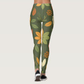 Levendige Natuur Leggings - Organic Digital Print (Achterkant)