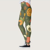 Levendige Natuur Leggings - Organic Digital Print (Links)