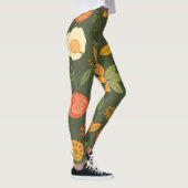 Levendige Natuur Leggings - Organic Digital Print (Rechts)