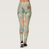 Levendige Natuur Leggings - Soft Digital Print (Achterkant)