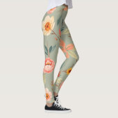Levendige Natuur Leggings - Soft Digital Print (Rechts)