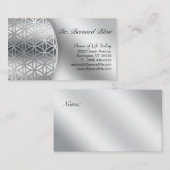 Levendige Natuur Visitekaartje Zilver (Voorkant / Achterkant)