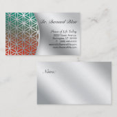 Levendige Natuur Visitekaartje Zilver (Voorkant / Achterkant)