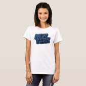 Levendige Navy NEW YORK Tekst Design T-shirt (Voorkant volledig)